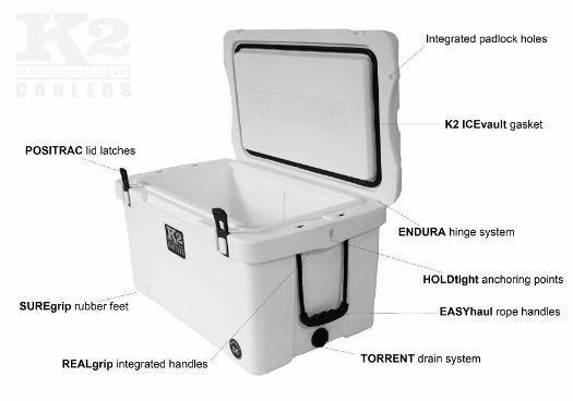 K2 Cooler Features