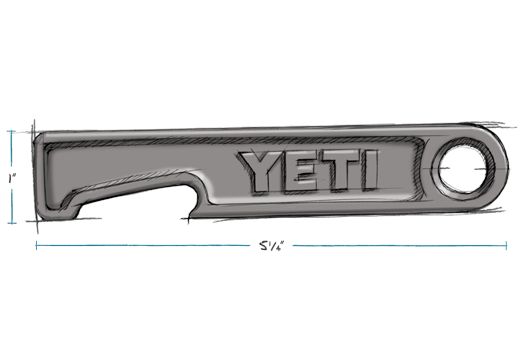 YETI 'Brick' Is One Burly Bottle Opener