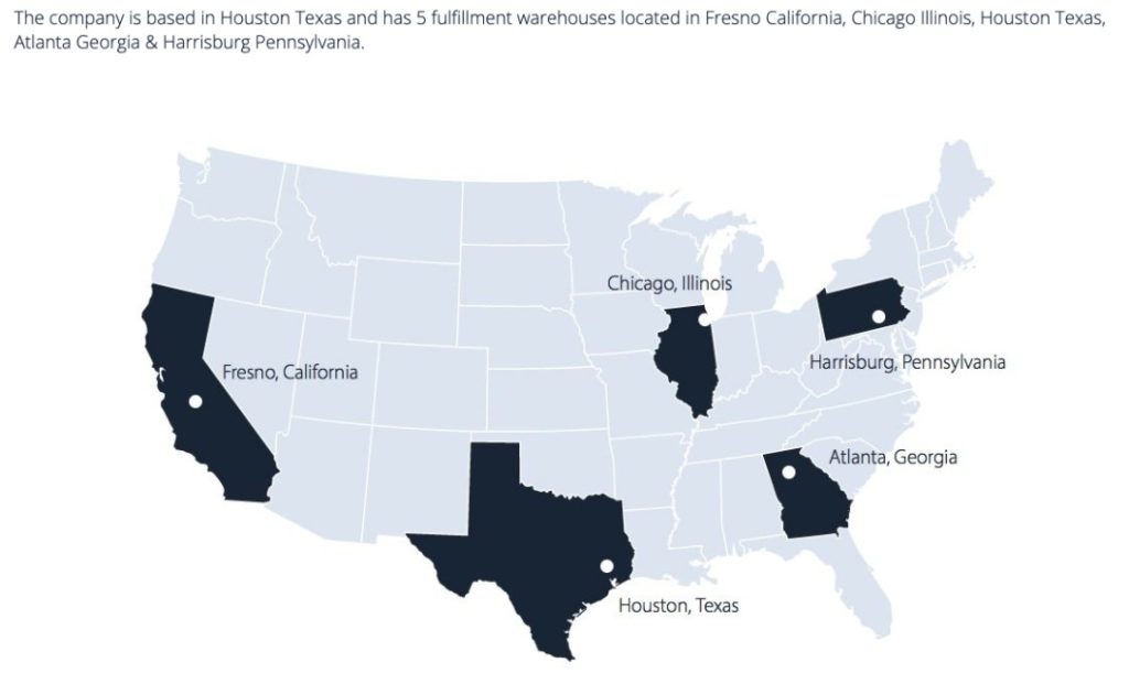 RTIC Fulfilment Warehouse Locations