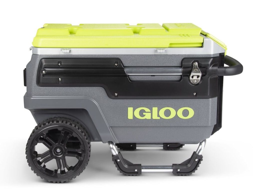 Igloo Trailmate Cooler Review: Feature Packed, MASSIVE Wheels Hunting  Waterfalls