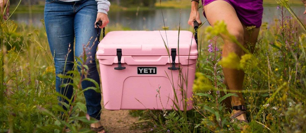 Pink Argyle Design - YETI, RTIC, Ozark Trail Cooler Wrap