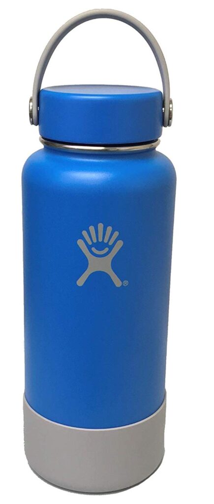 Gray and blue hydro 2024 flask