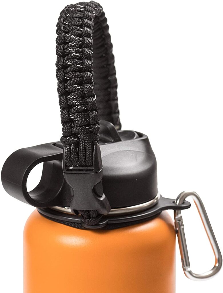 Paracord handles for Hydro Flask — found these 2 on  that work on HF  2.0. Here's what they look like. I know which I prefer. Which would you  prefer? : r/Hydroflask