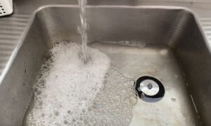 sink soapy filling