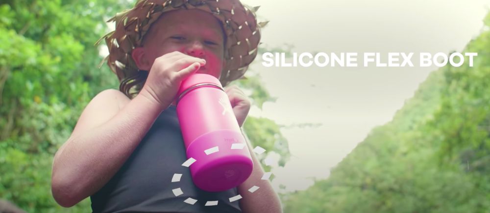 Hydro Flask Silicone Flex Boot vs Hydroskins Water Bottle Silicone Sleeve  on Simple Modern Bottles. 