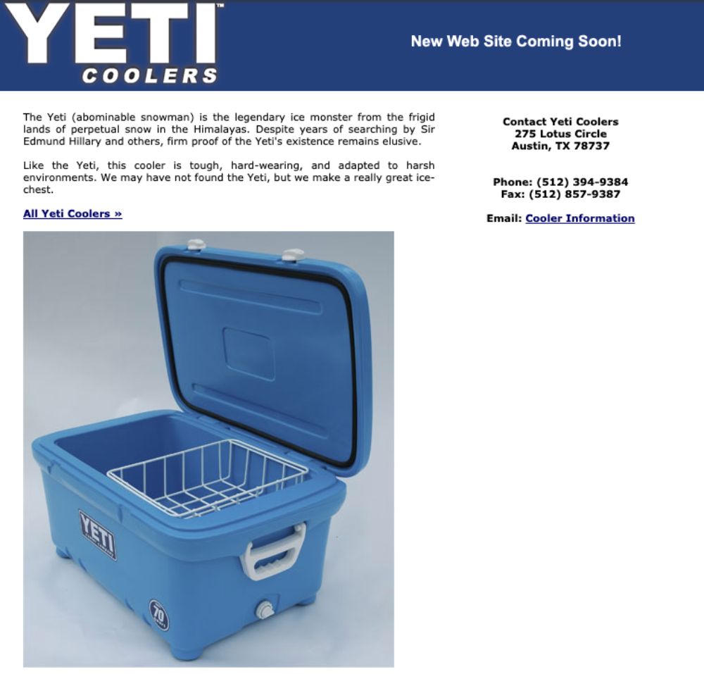 Yeti sherpa cooler store parts