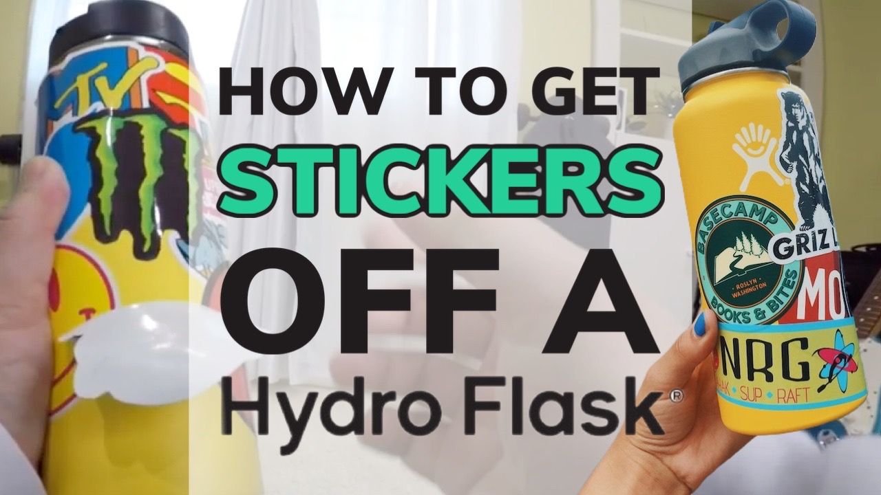 How To Get Stickers Off Hydro Flask