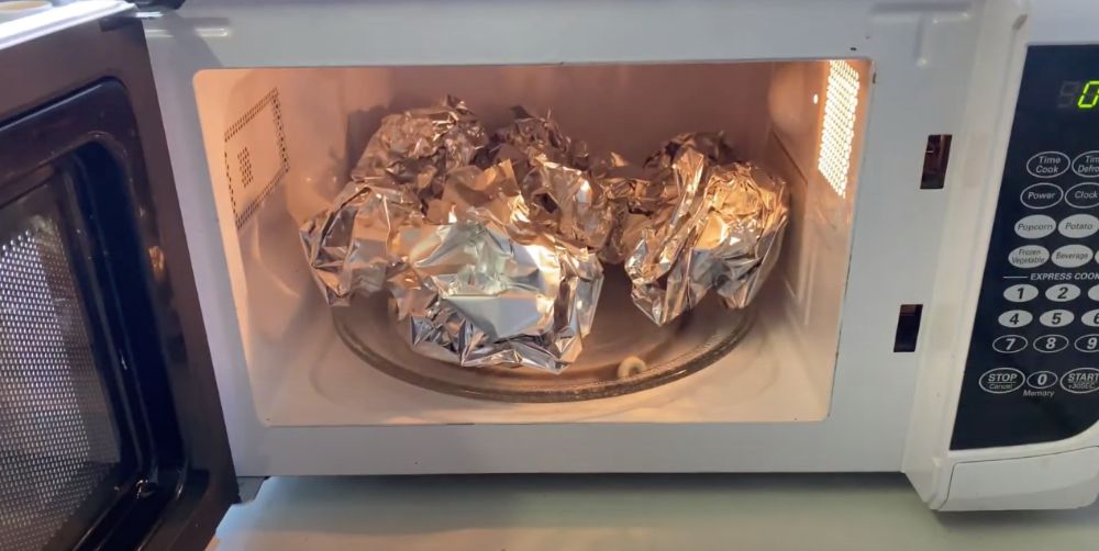 Can You Microwave Aluminium Foil? Will It Catch Fire? - Hunting Waterfalls