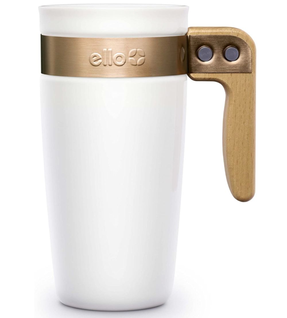 Ello fulton ceramic travel mug with handle Hunting Waterfalls