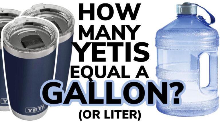 How Many Yetis Equal a Gallon or Liter?