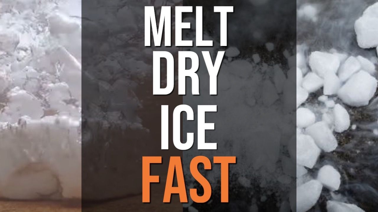 how-to-melt-dry-ice-fast