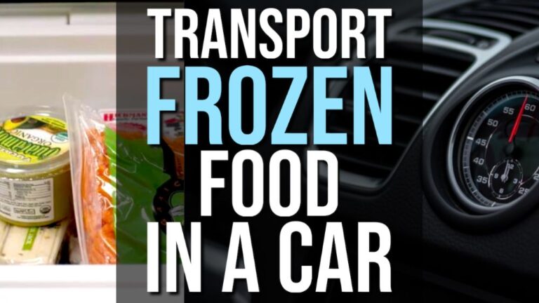 How to Transport Frozen Food in a Car