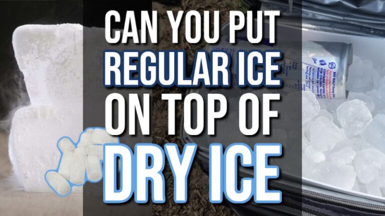 Can I Put Ice on Top of Dry Ice?
