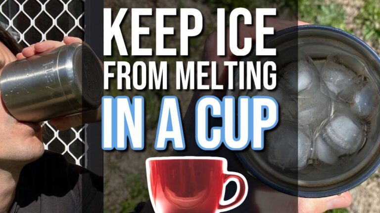 11 Ways To Keep Ice From Melting In a Cup