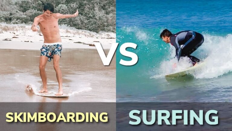 Skimboarding vs Surfing