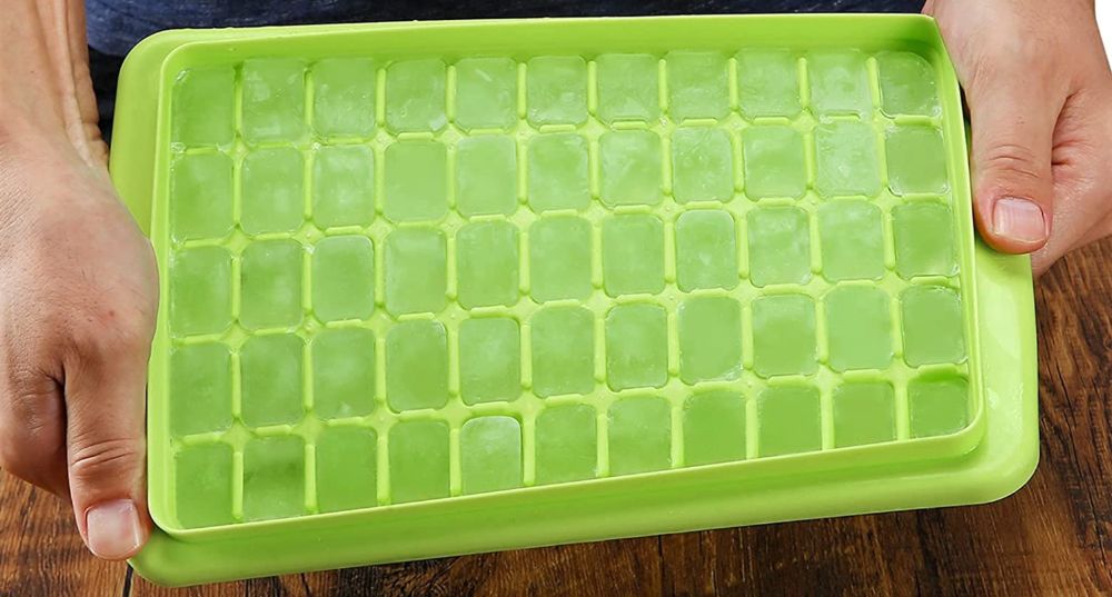 ARTLEO Ice Cube Tray with Lid and Bin, Upgrade Easy Release