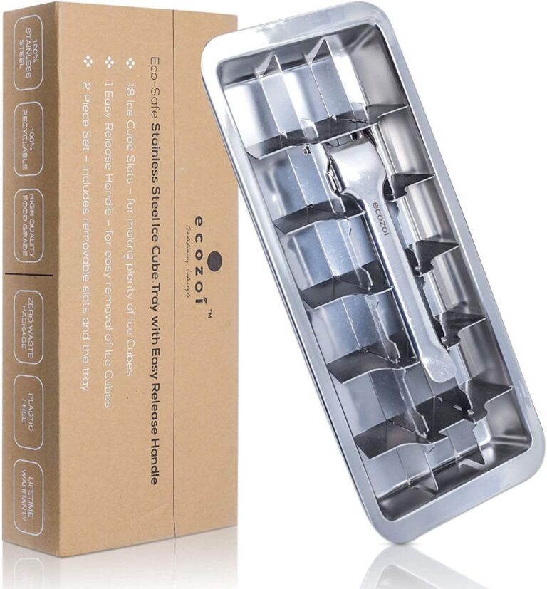 11 Best Stainless Steel Metal Ice Cube Trays (No Plastic)
