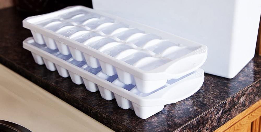 Winco ICCP-6W BPA Free 6 Round Compartments White 8x5-Inch Ice Cube Tray 
