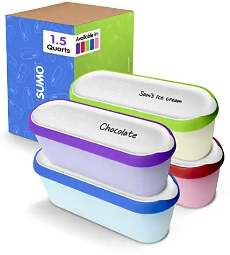 SUMO Ice Cream Containers for Homemade Ice Cream