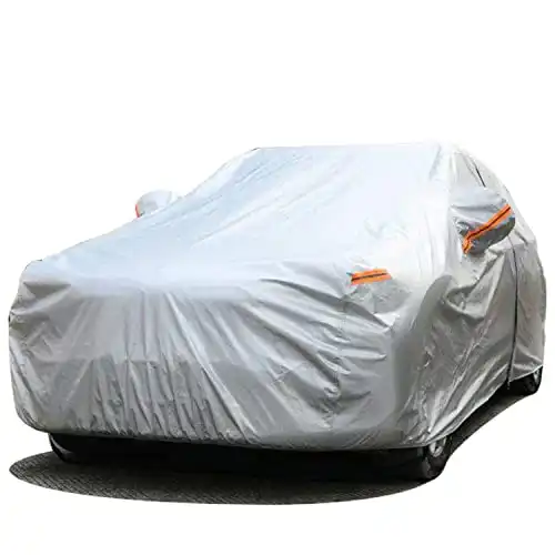 SEAZEN 6 Layers Hatchback Car Cover (Length Up to 177")