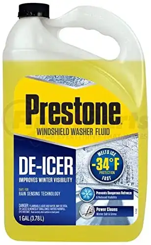 Prestone De-Icer Windshield Washer Fluid (1 Gallon)