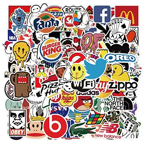 Waterproof Vinyl Stickers (101 pieces)