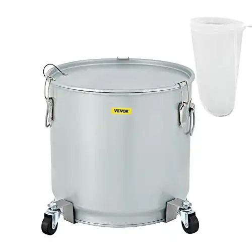 VEVOR Fryer Grease Bucket (8 Gal/30 L)