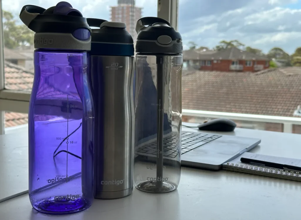 Replacement cap for Contigo Ashland bottle - grey, Caps