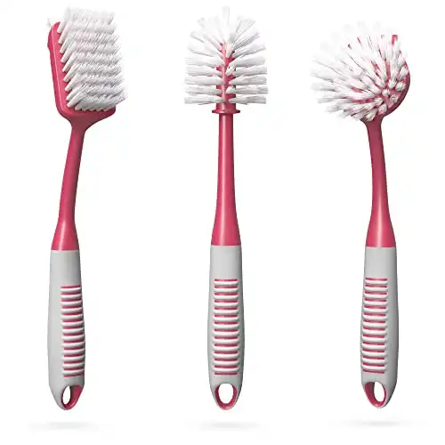 Trazon Dish and Bottle Brush Set