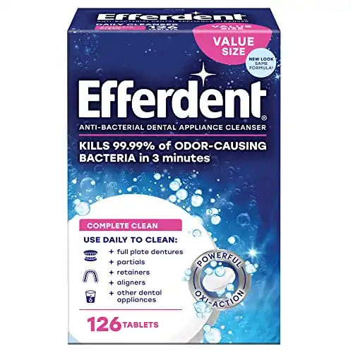 Efferdent Retainer & Denture Cleaner Tablets (126 Count)