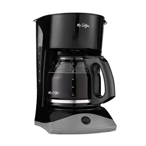 Mr. Coffee 12-Cup Coffee Maker with Auto Pause and Glass Carafe