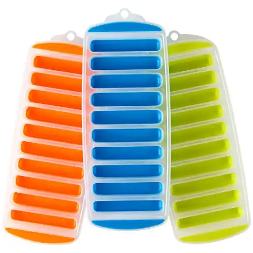 Lily's Narrow Ice Cube Stick Tray (Ideal For Water Bottles)