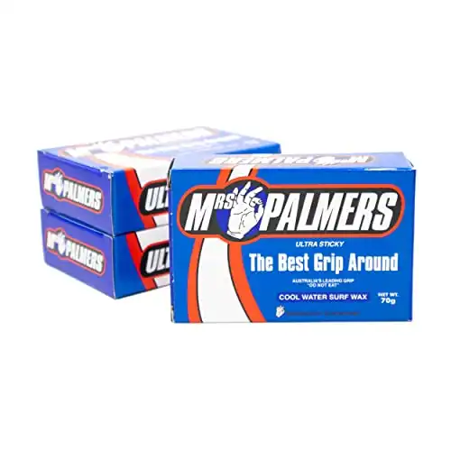 Mrs Palmers Wax Surf Wax (3 Pack + Sticker_