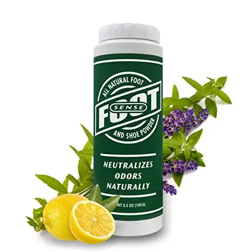 Natural Foot and Shoe Odor Eliminator Powder