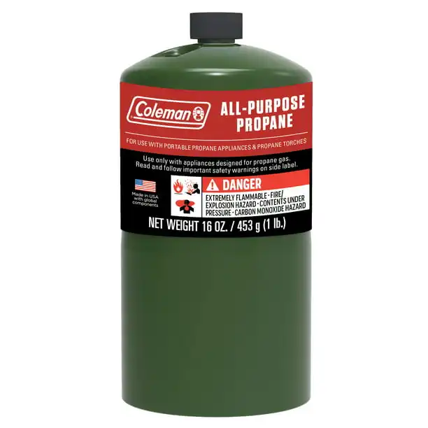 Coleman All-Purpose Propane Gas Cylinder (16 oz / 1 lb)