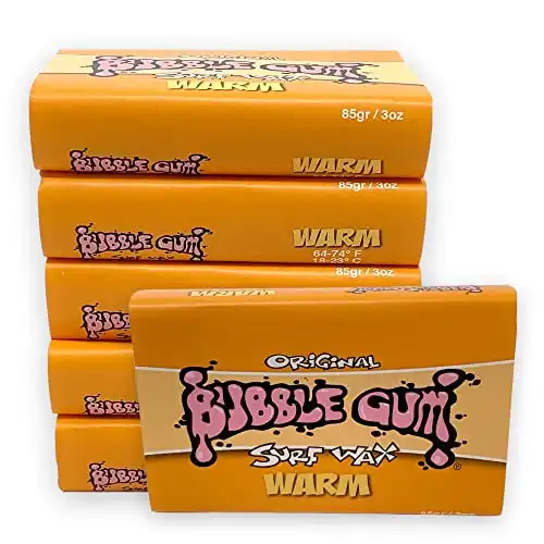 Bubble Gum Surf Wax (6 Pack)
