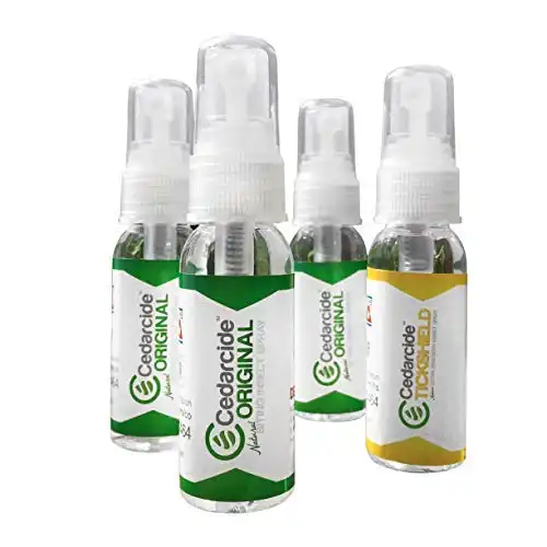 Cedarcide Original + Tickshield Family Cedarwood Oil (4 Pack)