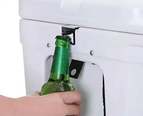 Noa Store Cooler Lock Bracket with Bottle Opener (Compatible with Yeti/RTIC Coolers)