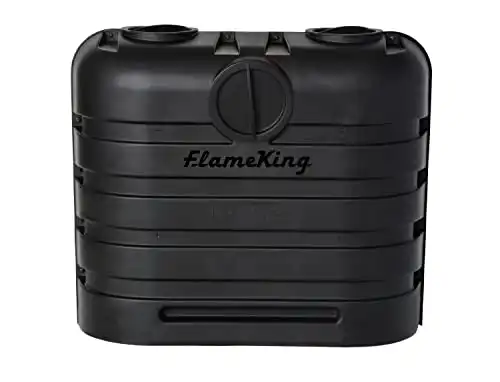 Flame King Dual 30 lb LP Propane Tank Heavy Duty Plastic Cover