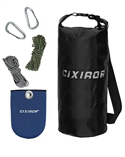 Cixiaor Bear Food Bag Hanging System (10L Bag with Rope and Carabiners)