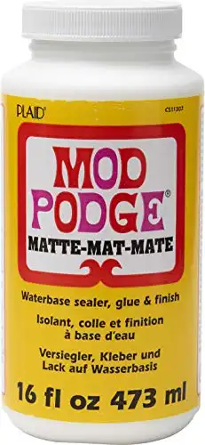 Mod Podge Waterbase Sealer, Glue and Finish, Matte (16 oz)