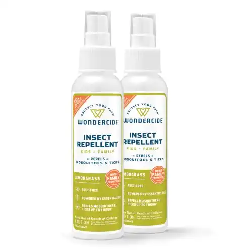 Wondercide Mosquito, Tick, Fly, and Insect Repellent with Natural Essential Oils (4 oz)