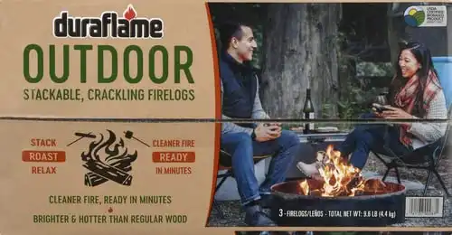 DuraFlame Outdoor Fire Logs (3 Pack)