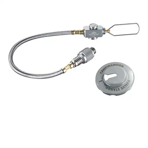 Camping Moon 9.8 Inch Multi-Function Gas Hose For Lindal Valve