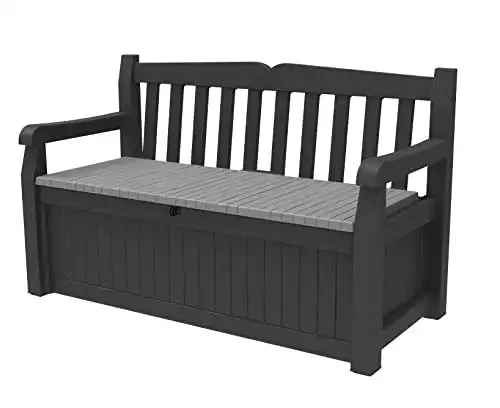 Keter Solana 70 Gallon Outdoor Storage Bench