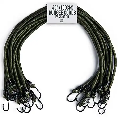 Pluvios 40" (100cm) Heavy Duty Bungee Cords with Hooks