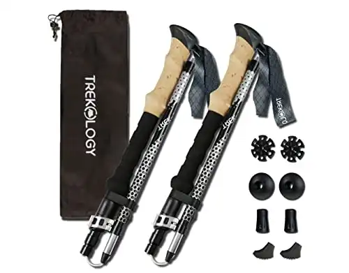 Trekology Trek-Z Collapsible Hiking & Trekking Poles