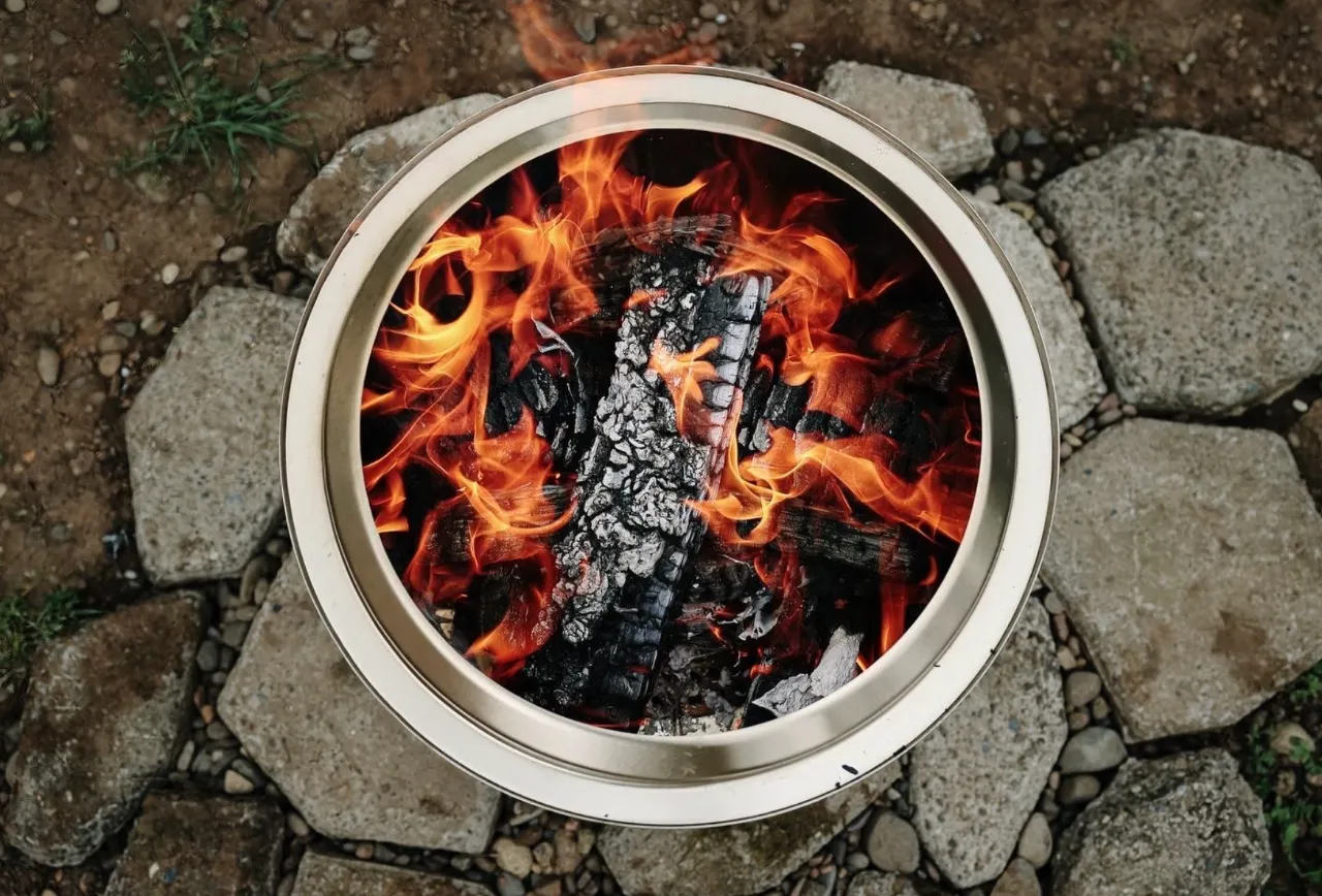 solostovefirefromabovedaytime Hunting Waterfalls