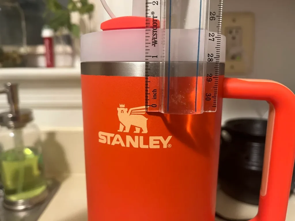 Its still cute tho 🩷 #stanleytumbler #stanleyquencher #stanley #fakes, Real Vs Fake Stanley Cup